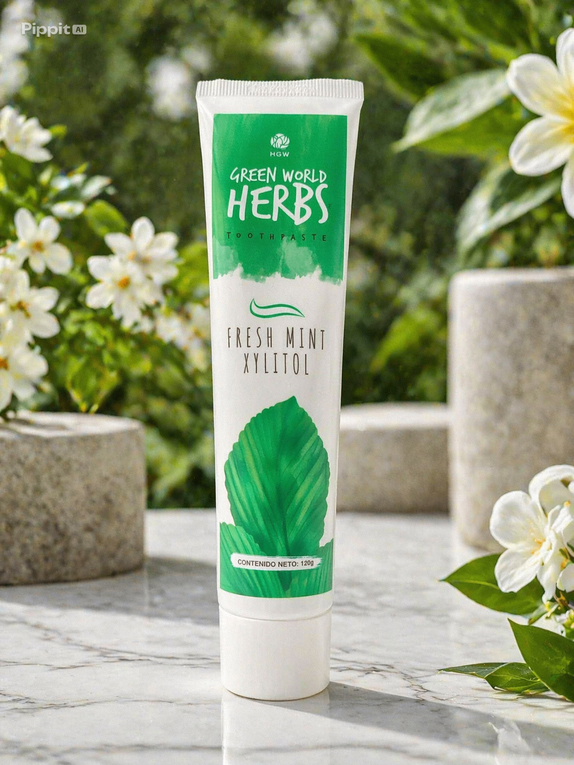 Crema Dental Herbs HGW - Fresh Mint Xylitol